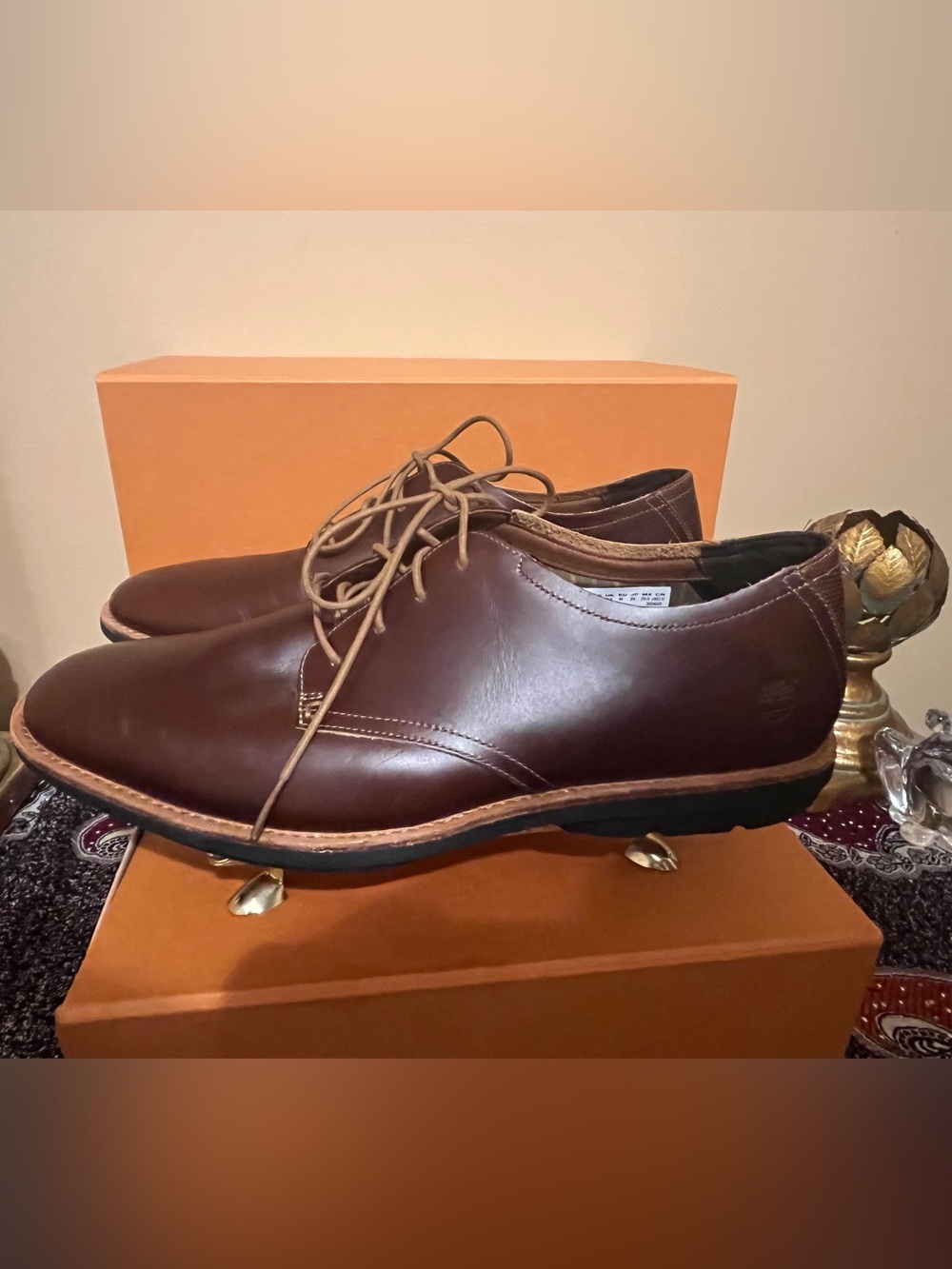 Timberland EK Kempton Men’s Brown Oxford Shoes Sz 11  #9006B.